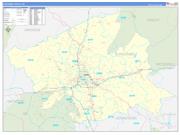 Buncombe County NC Wall Maps MapSales