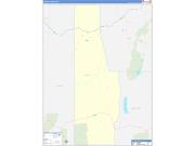 Eureka County, NV Wall Map Zip Code Basic Style 2022