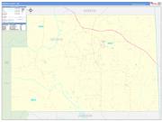 George County, MS Wall Map Zip Code Basic Style 2022