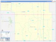 Hamilton County, IA Wall Map Zip Code Basic Style 2022