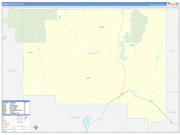 Humboldt County, NV Wall Map Zip Code Basic Style 2022