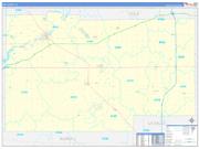 Lee County, IL Wall Map Zip Code Basic Style 2023