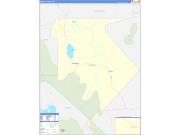 Mineral County, NV Wall Map Zip Code Basic Style 2022