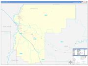 Payette County, ID Wall Map Zip Code Basic Style 2022