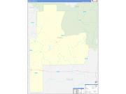 Perry County, AL Wall Map Zip Code Basic Style 2022