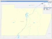 Pershing County, NV Wall Map Zip Code Basic Style 2022