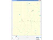 Pipestone County, MN Wall Map Zip Code Basic Style 2022