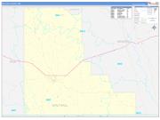 Walthall County, MS Wall Map Zip Code Basic Style 2022