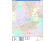 Allentown Wall Map Color Cast Style 2022
