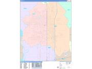 Ankeny Wall Map Color Cast Style 2023
