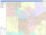 Boise Wall Map Color Cast Style 2023