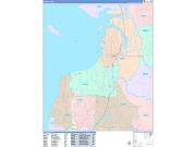 Everett Wall Map Color Cast Style 2022