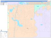 Lakeville Wall Map Color Cast Style 2022