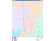 Marysville Wall Map Color Cast Style 2022