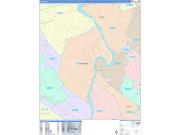 Passaic Wall Map Color Cast Style 2022