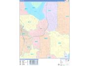 Renton Wall Map Color Cast Style 2022