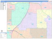 Richardson Wall Map Color Cast Style 2022