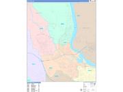 Richland Wall Map Color Cast Style 2022