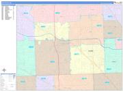 Southfield Wall Map Color Cast Style 2022
