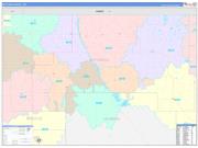 Bottineau County, ND Wall Map Color Cast Style 2022