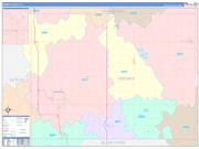 Bremer County, IA Wall Map Color Cast Style 2022