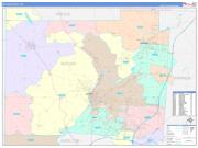 Butler County, OH Wall Map Color Cast Style 2022