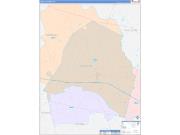 Candler County, GA Wall Map Color Cast Style 2022