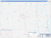 Chester County, SC Wall Map Color Cast Style 2023