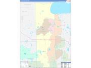 Clearwater County, MN Wall Map Color Cast Style 2022