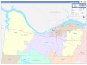 Colbert County, AL Wall Map Color Cast Style 2022