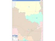 Craig County, OK Wall Map Color Cast Style 2022