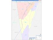 Dade County, GA Wall Map Color Cast Style 2022