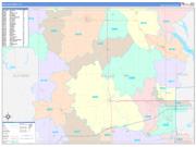 Dallas County, IA Wall Map Color Cast Style 2022