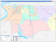 DeSoto County, MS Wall Map Color Cast Style 2022