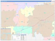 Defiance County, OH Wall Map Color Cast Style 2022