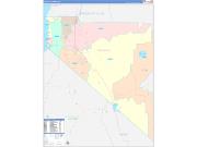 Douglas County, NV Wall Map Color Cast Style 2022