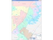 Forsyth County, GA Wall Maps - MapSales