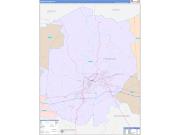 Franklin County, KY Wall Map Color Cast Style 2022