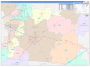 Greene County, OH Wall Map Color Cast Style 2022