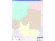 Griggs County, ND Wall Map Color Cast Style 2022