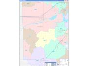 Grundy County, IL Wall Map Color Cast Style 2022