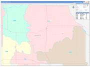 Harper County, OK Wall Map Color Cast Style 2022