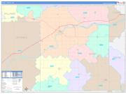 Henry County, OH Wall Map Color Cast Style 2022