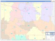 Huron County, OH Wall Map Color Cast Style 2022