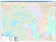 Itasca County, MN Wall Map Color Cast Style 2022