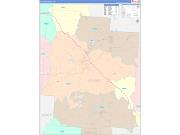 Jackson County, OH Wall Map Color Cast Style 2022