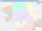 Jones County, GA Wall Map Color Cast Style 2022