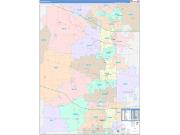 Kane County, IL Wall Map Color Cast Style 2022