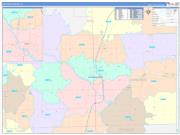 Kankakee County, IL Wall Map Color Cast Style 2023