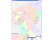 Laurens County, GA Wall Map Color Cast Style 2022